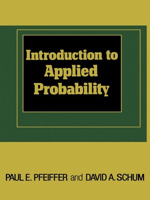 cover image of Introduction to Applied Probability